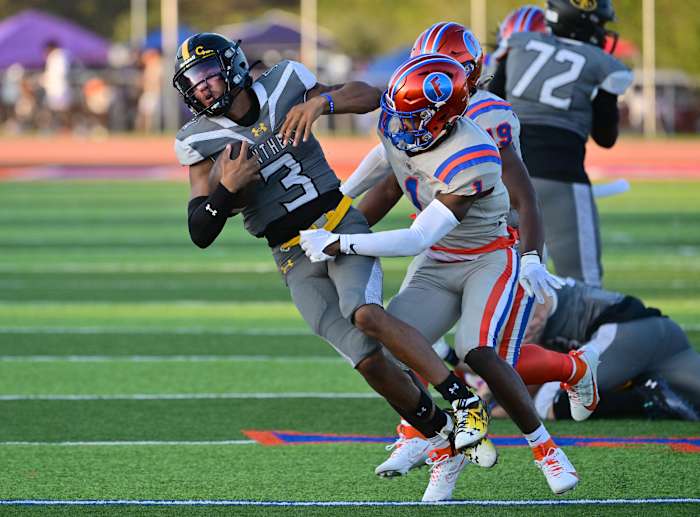 East St Louis St Frances Academy Illinois Maryland football 9-2-23 Tim Vizer 23596